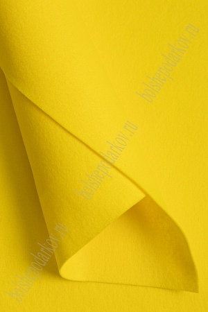 Фетр мягкий 1 мм, Корея Royal 40*55 см (5 шт) желтый RN 12