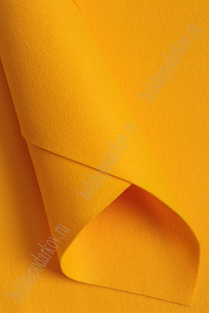 Фетр мягкий 1 мм, Корея Royal 40*55 см (5 шт) темно-желтый RN 17