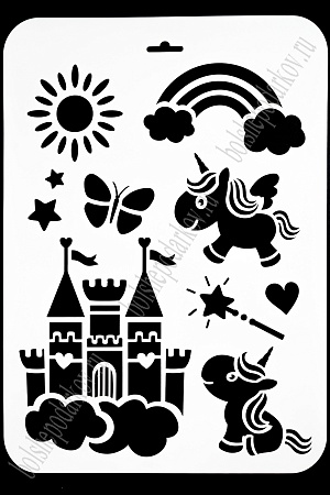 Трафарет &quot;Little Art&quot; LAП-12 (21*32 см)
