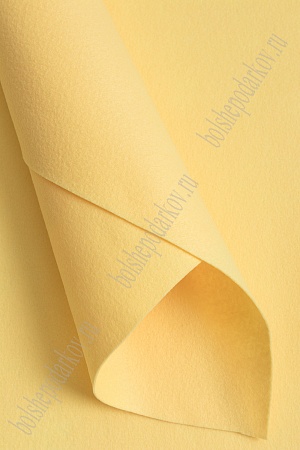 Фетр мягкий 1 мм, Корея Royal 40*55 см (5 шт) бледно-желтый RN 32