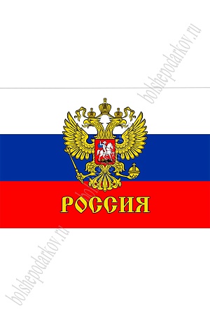 Флаг &quot;России с гербом&quot; 90*135 см (SF-7472)