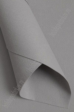 Фетр мягкий 1 мм, Корея Royal 40*55 см (5 шт) серый RN 16