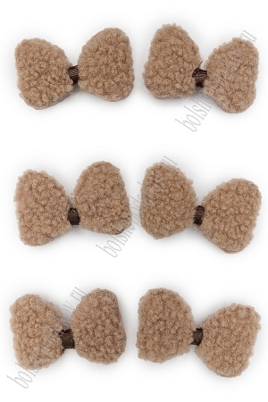 Патч меховой &quot;Бантик&quot; 6,5*4 см (10 шт) SF-3164, №3