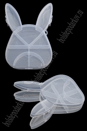 Пластиковый органайзер &quot;Зайчик&quot; 9,5*14,5*2 см (SF-7262)