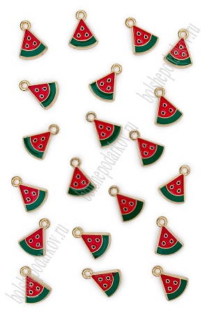 Подвеска металл &quot;Долька арбуза&quot; (20 шт) SF-7343