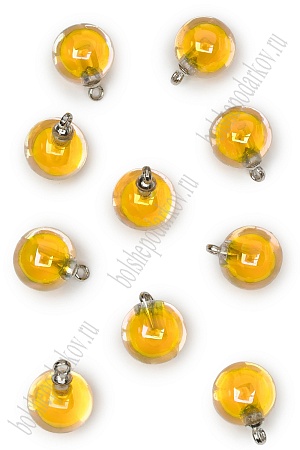 Подвеска шарик 16 мм (10 шт) SF-7291, желтый №6