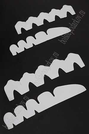 Набор пластиковых шаблонов 1 мм &quot;Роза №2&quot;