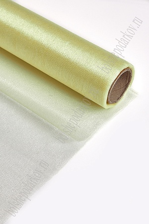 Органза 70 см*10 ярд (SF-3130) светло-желтый №617