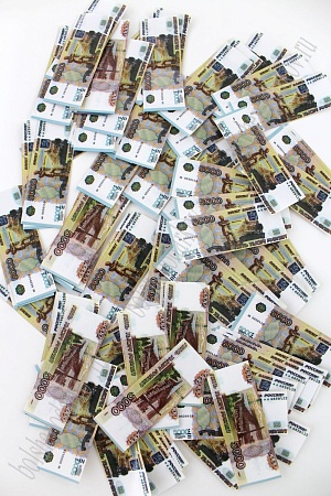 Муляж декоративный 6*2 см &quot;5000 рублей&quot; (50 гр) Q31-1