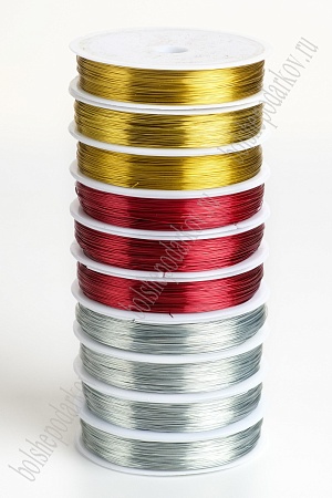 Проволока 0,3 мм*50 м (10 шт) SF-900, три цвета