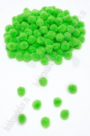 Помпоны 15 мм (200 шт) SF-1164, салатовый