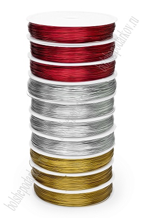 Проволока 0,4 мм*40 м (10 шт) SF-901, три цвета №1
