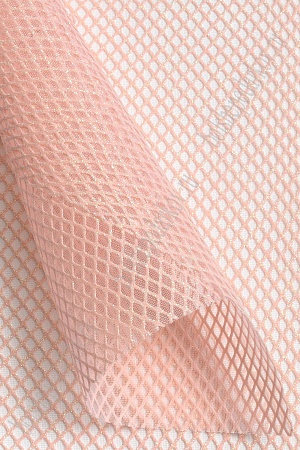 Сетка декоративная &quot;Ромбики&quot; А4 (5 листов) SF-7234, розовый персик №2