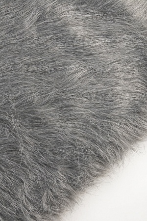 Мех искусственный длинный ворс 1,6*1 м (SF-7341) серый