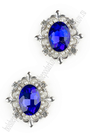 Серединка ювелирная (2 шт) SF-5956, синий №18