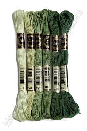 Набор ниток мулине (6 шт) SF-4104, №19