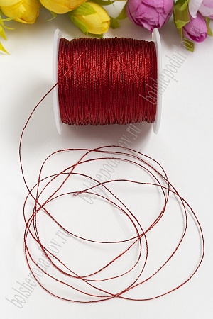 Нить в бобине 1 мм*100 м (SF-3300) красный