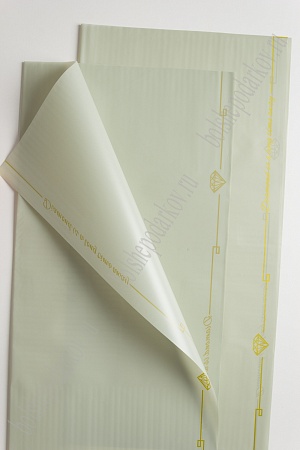 Пленка матовая для цветов &quot;Алмаз&quot; 58*58 см (20 шт) SF-2358, оливковый