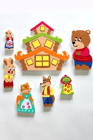 Пенопластовый набор для творчества &quot;Теремок и друзья&quot;