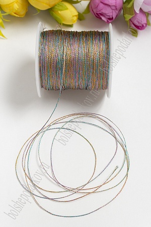 Нить в бобине 1 мм*100 м (SF-3300) разноцветный