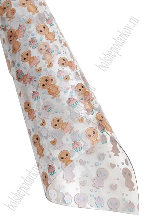 Пленка ПВХ с рисунком &quot;Пряник&quot; А4 (5 листов) SF-6057, №3