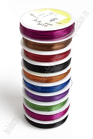 Проволока 0,4 мм*40 м (10 шт) SF-901, ассорти