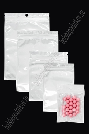 Пакеты фасовочные с ZIP замком и подвесом 11*16 см (100 шт) SF-7518