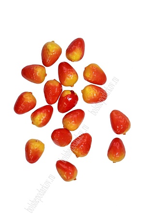 Муляж декоративный клубничка маленькая (100 шт) SF-20