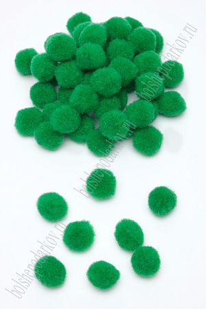 Помпоны 20 мм (100 шт) SF-1165, зеленый