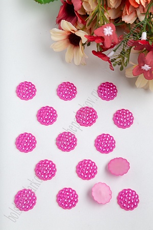 Полубусины декоративные &quot;Серединки&quot; 16 мм*400 гр (SF-428) розовый №96