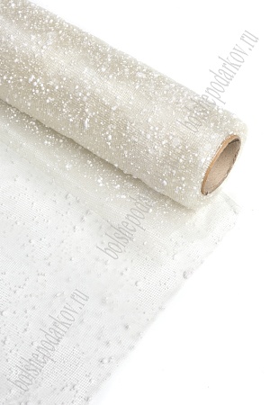 Сетка-снег (SF-2104) кремовый №2