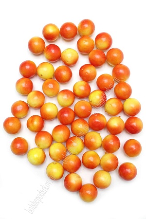 Муляж декоративный апельсин желто-оранжевый маленький (100 шт) SF-20