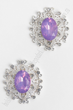 Серединка ювелирная (2 шт) SF-7021, сиреневый №А27