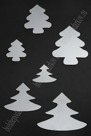 Набор пластиковых шаблонов 1 мм &quot;Ёлочки&quot;
