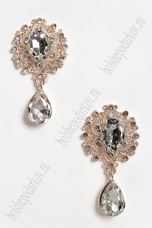 Серединка ювелирная с подвеской (2 шт) SF-4482, золото/серебро №9