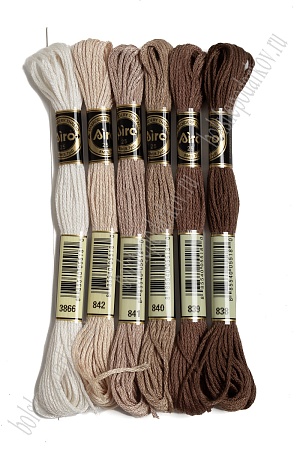 Набор ниток мулине (6 шт) SF-4104, №47