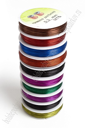 Проволока 0,3 мм*50 м (10 шт) SF-900,  ассорти