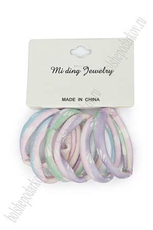Резинки для волос с рисунком 4 см (6 шт) SF-7506, №6