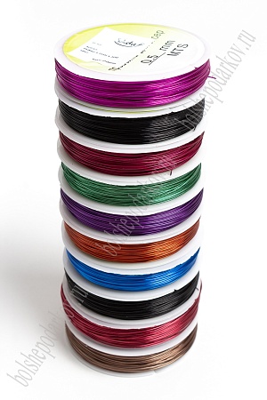 Проволока 0,5 мм*30 м (10 шт) SF-902,  ассорти