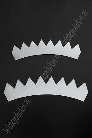 Набор пластиковых шаблонов 1 мм &quot;Корона №1&quot;