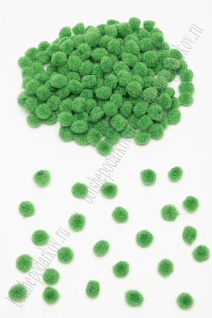 Помпоны 10 мм (200 шт) SF-1163, зеленый