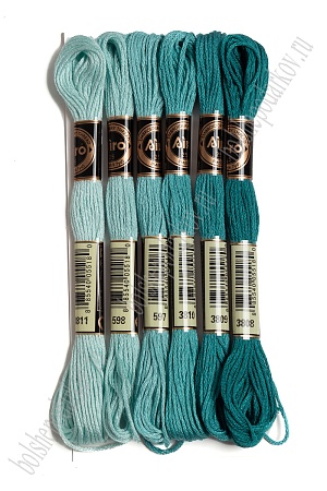 Набор ниток мулине (6 шт) SF-4104, №11