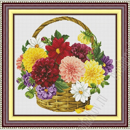 Набор для вышивания &quot;Romantic story&quot; 54*53 см (SF-5576) №0982