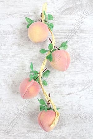 Муляж персик на веточке (SF-1240)