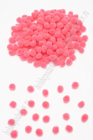 Помпоны 10 мм (200 шт) SF-1163, фукси