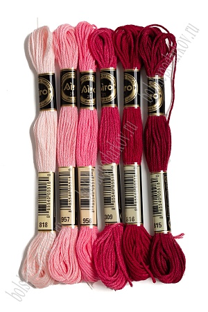 Набор ниток мулине (6 шт) SF-4104, №34