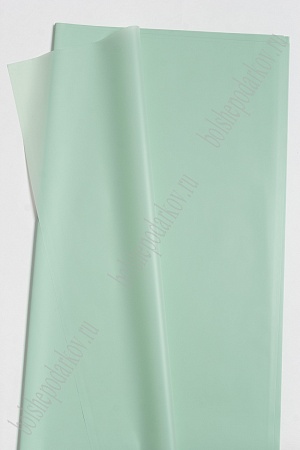 Пленка матовая для цветов 58*58 см (20 шт) SF-2354, светло-аквамариновый №22