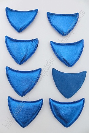 Патч 3D &quot;Ушки&quot; 6*5 см (10 шт) SF-1883, синий