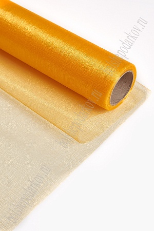 Органза 70 см*10 ярд (SF-3130) светло-оранжевый №645