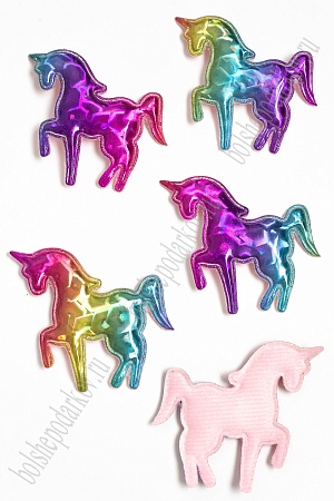 Патч голографик &quot;Единорог&quot; 6*6,5 см (10 шт) SF-2974, №9